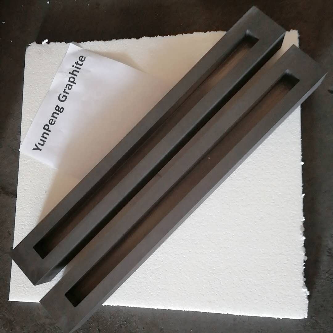 graphite ingot mold for melting gold and silver bar 